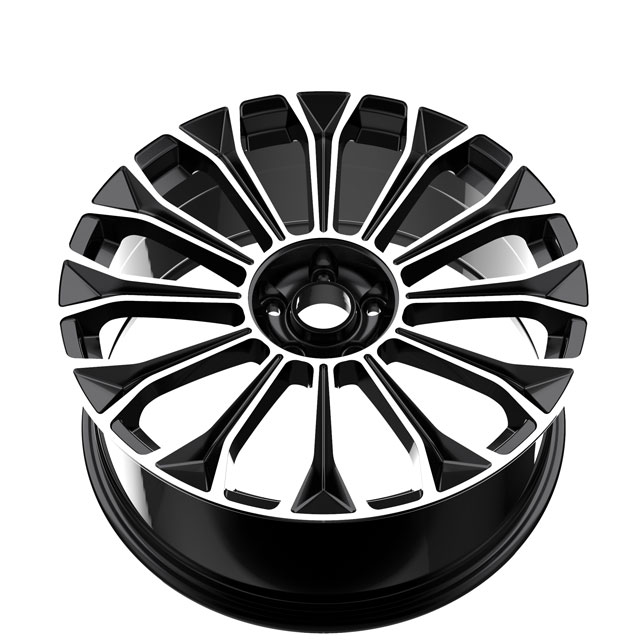 18 inch black chrome alloy wheels