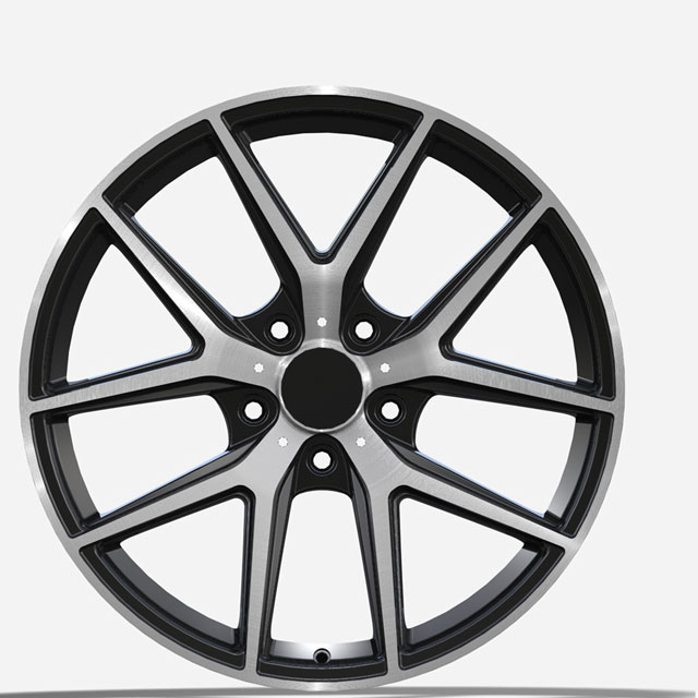 matt black car alloy wheels 18 inch rims